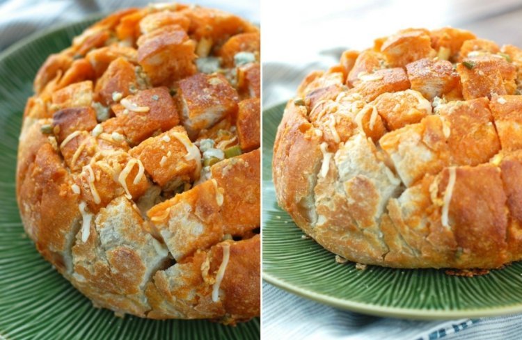 Upečte si vlastnú bylinku-chlieb-byvolie-modrý syr-mozzarellu-jarnú cibuľku