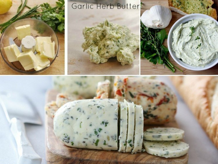 Urob si sám bylinka maslo s cesnakom rolka alobal recept