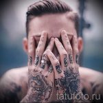 photo - tatouage fraîche a portée de main pour les hommes - un exemple 2098 tatufoto.ru