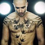 صور - وشم رائع على الصدر للرجال - مثال 2225 tatufoto.ru