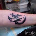 صور - وشم رائع على الفرشاة - مثال 1247 tatufoto.ru
