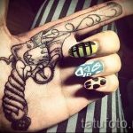 الصورة - وشم بارد على الفرشاة - مثال 5251 tatufoto.ru