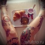 صور - وشم بارد على الساق - مثال 4256 tatufoto.ru