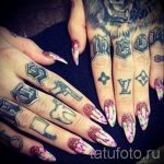 صور - وشم رائع على الأصابع - مثال 6264 tatufoto.ru