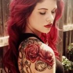 الصورة - وشم بارد على الكتف - مثال 2270 tatufoto.ru
