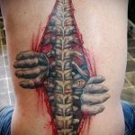 صور - وشم رائع على الظهر - مثال 3283 tatufoto.ru
