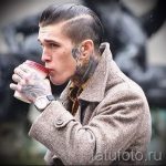 الصورة - وشم بارد على الرقبة - مثال 5291 tatufoto.ru