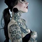 الصورة - وشم بارد على الرقبة - مثال 7293 tatufoto.ru