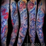 صور - وشم رائع الأكمام - مثال 14323 tatufoto.ru