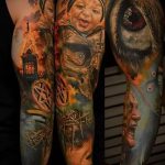 صور - وشم رائع الأكمام - مثال 17326 tatufoto.ru
