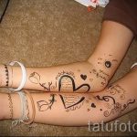 صور - وشم رائع مع نقوش - مثال 1379 tatufoto.ru