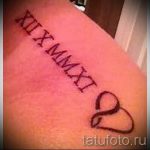 صور - وشم رائع مع نقوش - مثال 3381 tatufoto.ru