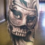صور - وشم جمجمة رائع - مثال 4393 tatufoto.ru