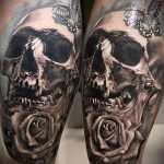 صور - وشم جمجمة رائع - مثال 6395 tatufoto.ru