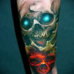 صور - وشم جمجمة رائع - مثال 7396 tatufoto.ru