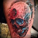 صور - وشم جمجمة رائع - مثال 8397 tatufoto.ru