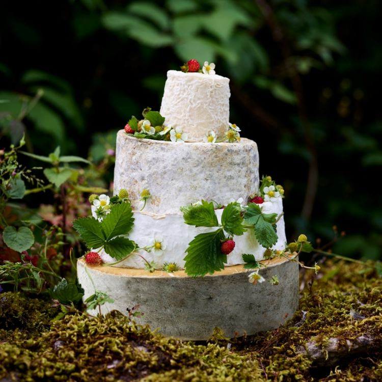 Jahody ako ozdoba koláča k rôznym druhom syrov