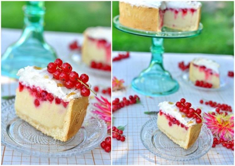 recept na vegánsky ríbezľový koláč s pusinkou