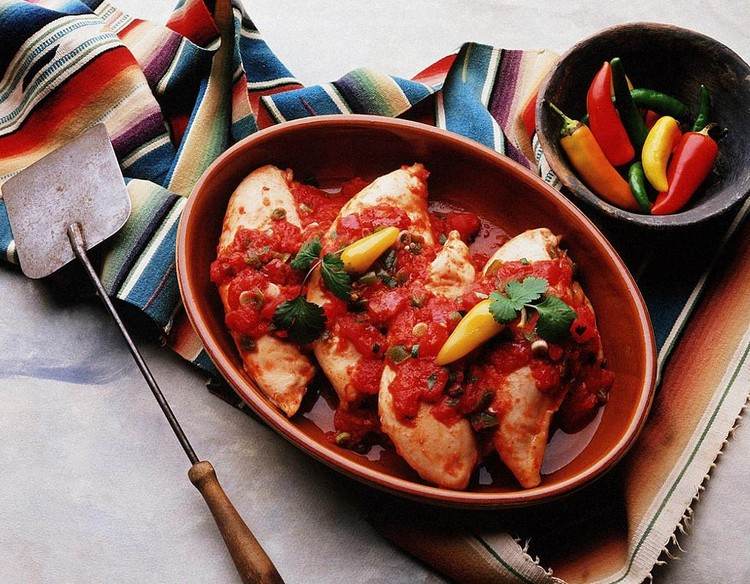 kubánske recepty-kura-paradajková omáčka