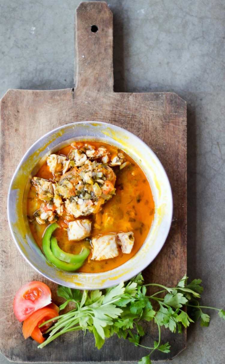 kubánsko-jedlo-rybacia polievka-peixe-zelenina-paprika-ľahký-recept