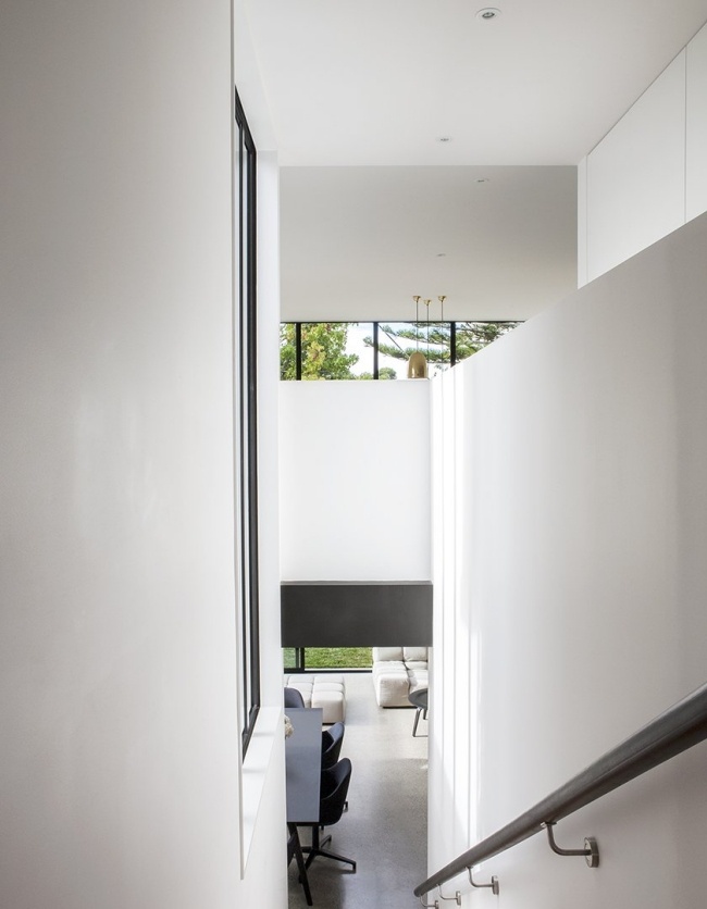 Biele nápady na dizajn interiéru závesný svetelný dizajn medený vzhľad