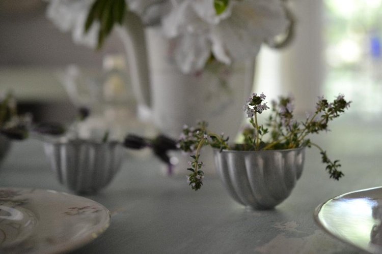 Hliníkové formy na puding používajte ako mini vázy a kvetináče forma na pečenie koláčov-výsadba-formy na tortu-záhradná dekorácia-vinobranie-puding-forma-dezert