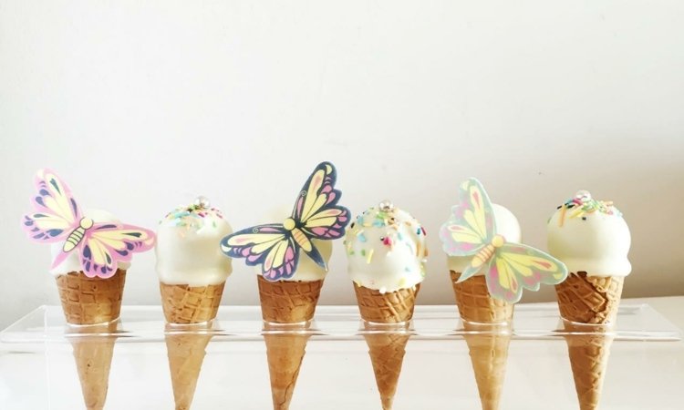 svadobná torta pop zmrzlina