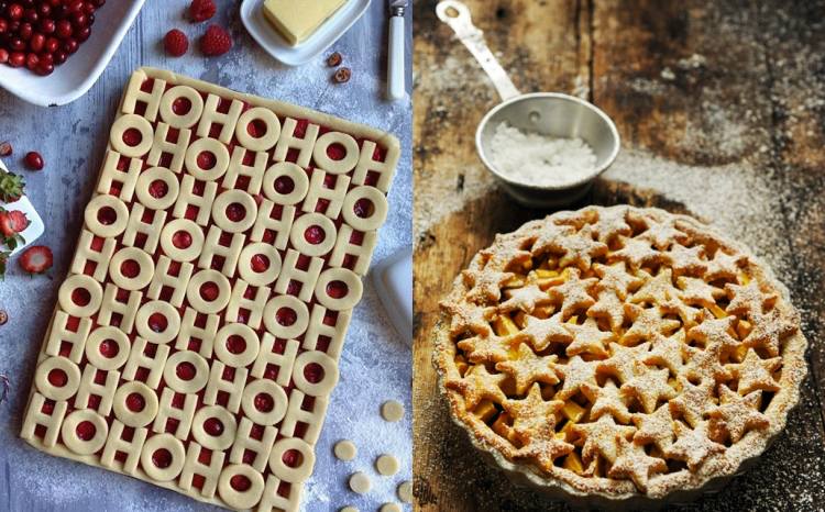 Vianočná torta zdobiaca americký koláč