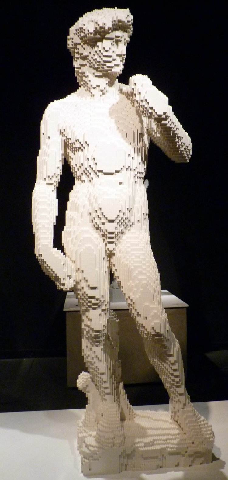 David z Lega umenie-z-lego-gréckej sochy-david-biele