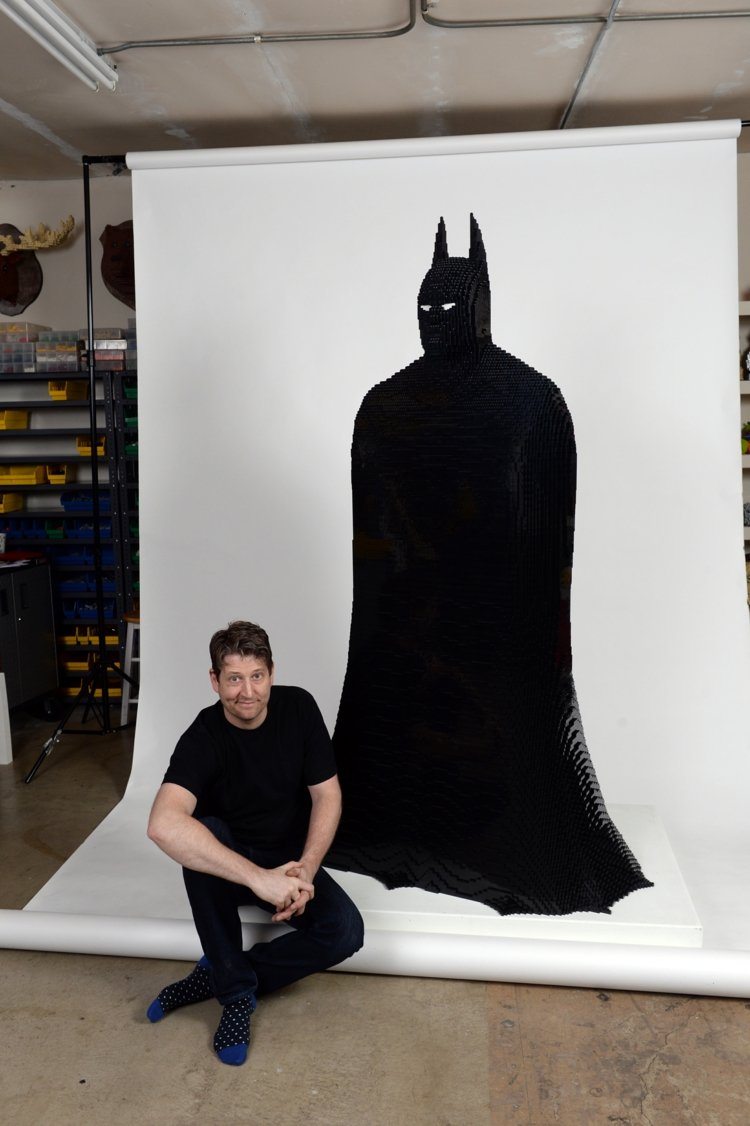 Umelecký nápad na figúrku Batmana z čierneho Lega umenie-lego-batman-postava-čierny-kostým-deti-inšpirácia