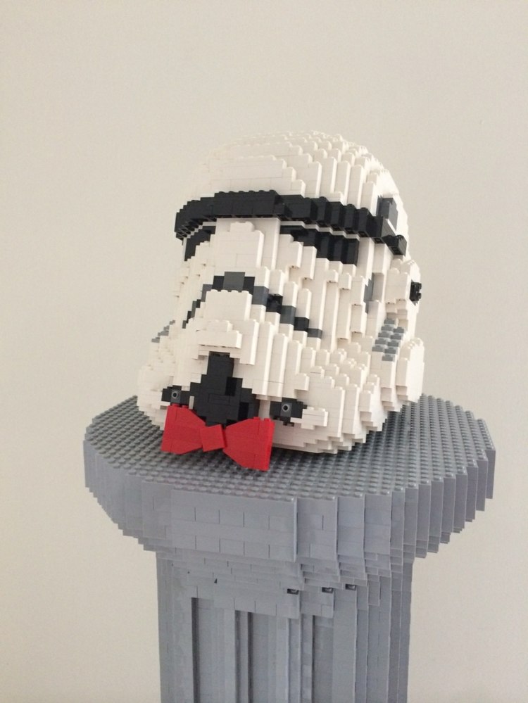 Hviezdne vojny v dizajne Lego art-lego-star-wars-maska-biela-muška