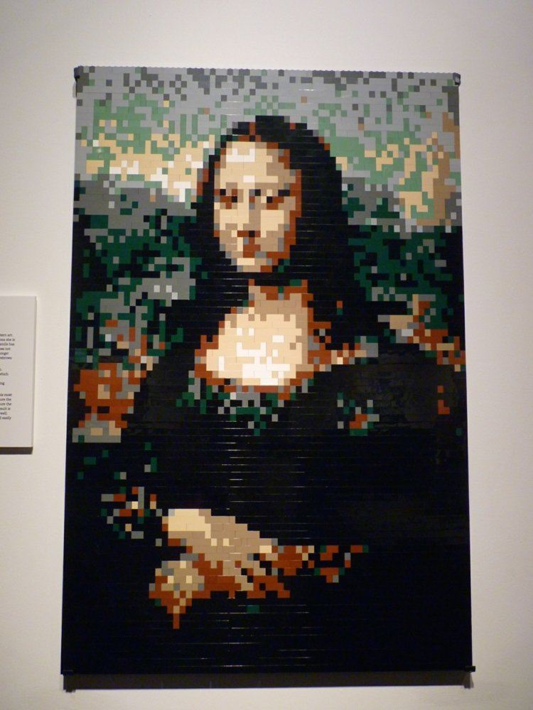 Lego Mona Lisa výstava umenia-lego-mona-lisa-čas-námestie