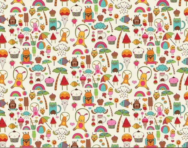 Nástenná tapeta ručne maľovaný nápad na dekoráciu steny