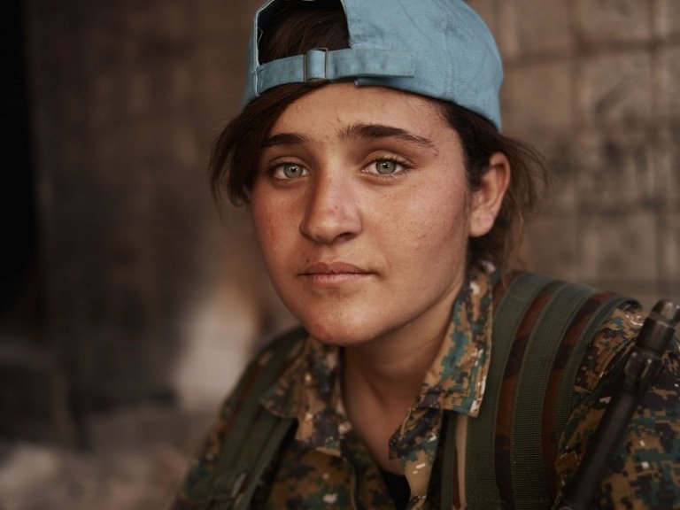 Kurdské ženy históriu ženských obranných jednotiek