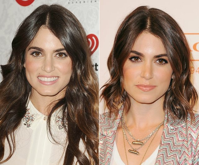 Náhrdelník vesty s dlhými vlasmi Nikki Reed Súmrak-hviezda-otvorené-tvár-vzadu-dlhé-po plecia-vlasy