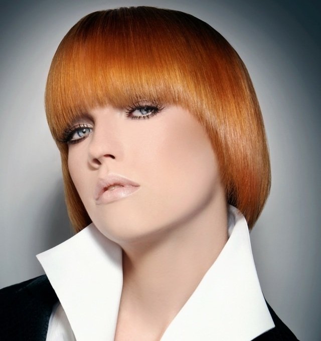 Účesy trendové farby strihajú tvar vlasov