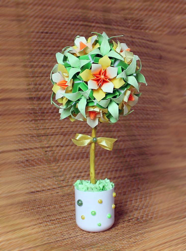 Darček na strome Kusudama Jarná Veľká noc