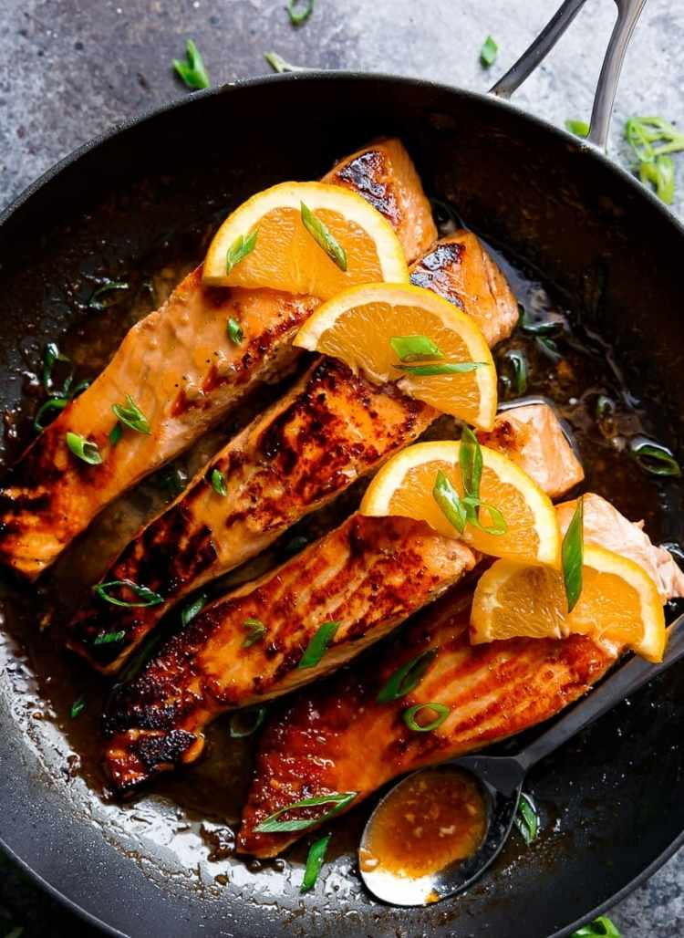 recept na lososové vianočné pomaranče