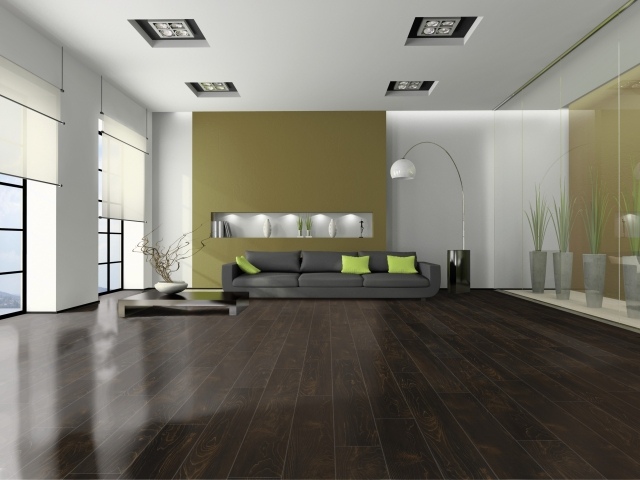 Pokládka laminátovej podlahy na drevo tmavá kontrastná svetlá stena drevo tmavá kontrastná svetlá stena moderné vybavenie