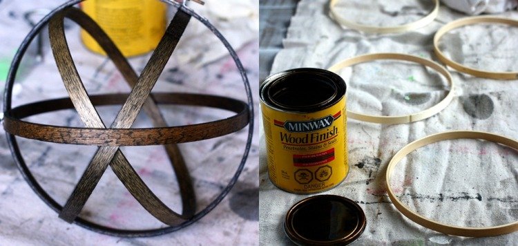 tienidlo na lampu-urob si sám-urob-urob si-drevo-výšivka-rám-vinobranie