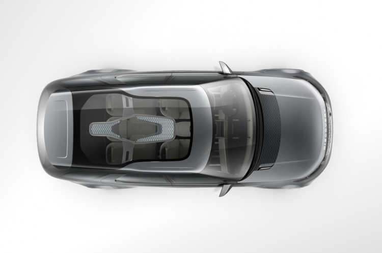 strecha transparentná panoráma land rover objav videnie