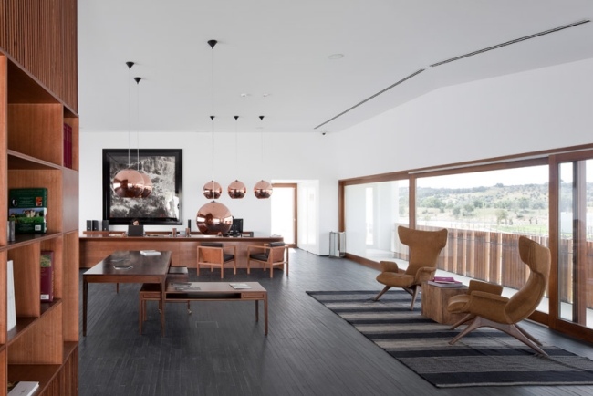 Moderný dizajnový hotelový bridlicový podlahový drevený nábytok prívesok svieti meď