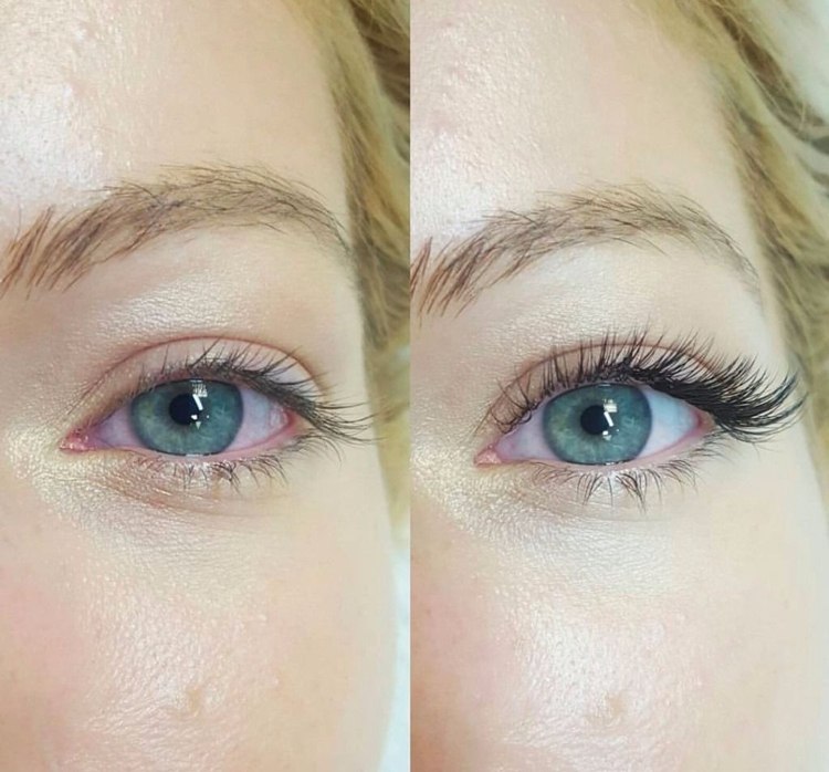 dlhé riasy trend krása predlžovanie pred po prirodzene