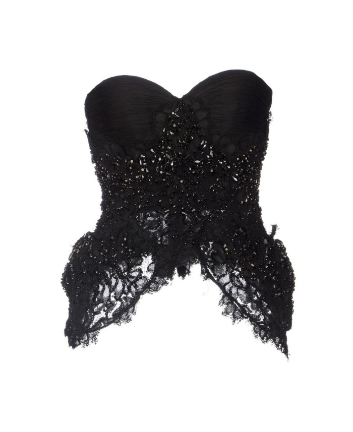 halloween-korzet-výstrih v tvare srdca-čierna-čipka-DSQUARED2-tuba-top