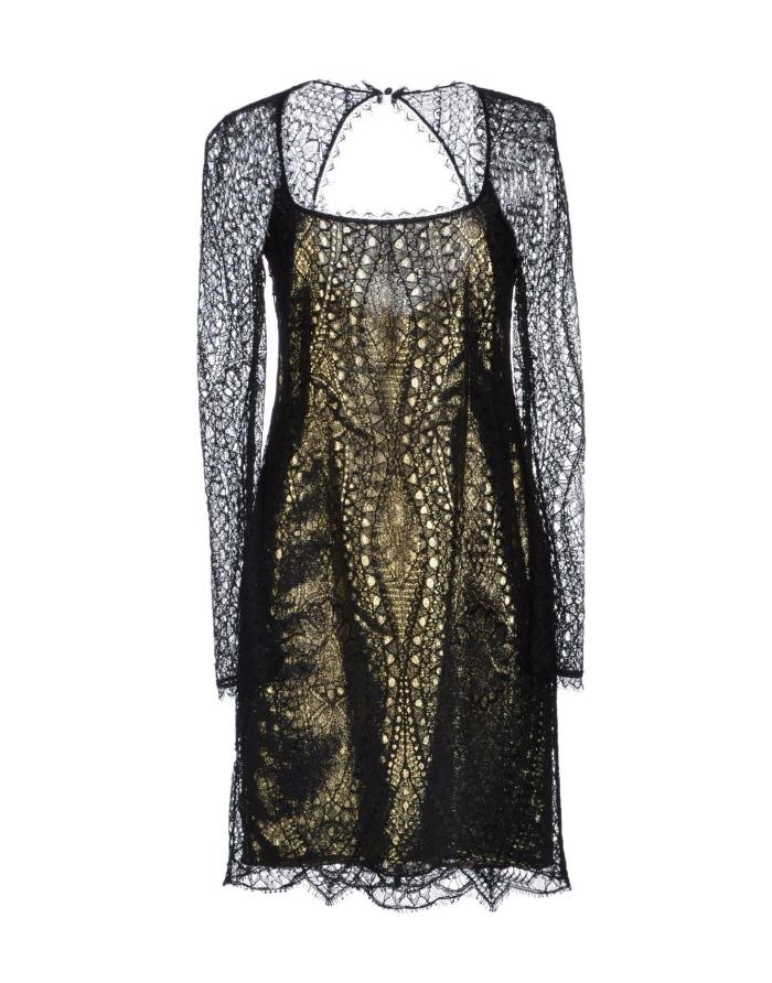 Šaty po kolená-transparentné-hore-štvorcový-krk-EMILIO-PUCCI