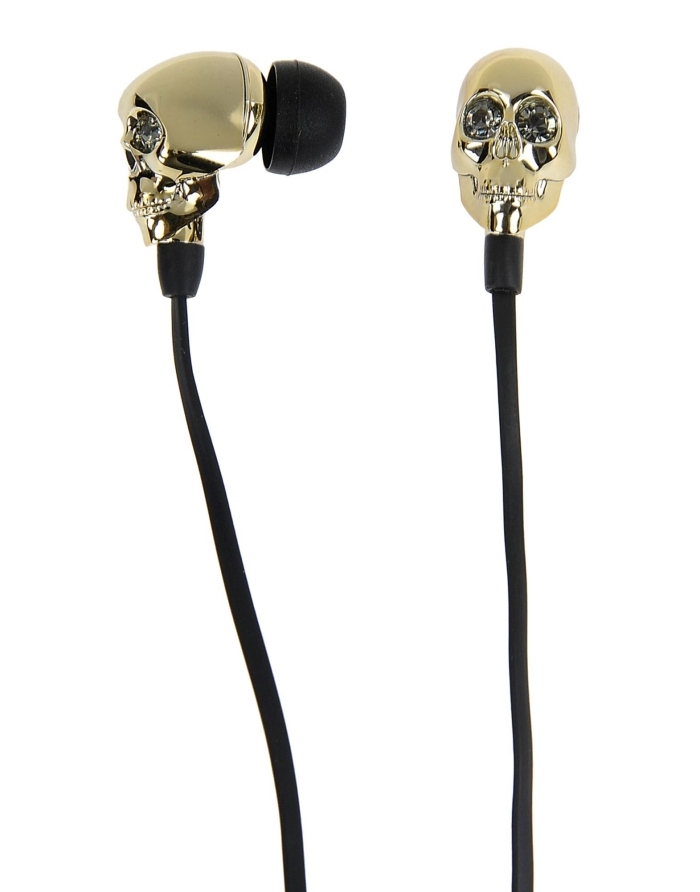 náhlavná súprava do uší-halloween-príslušenstvo-neobvyklá-lebka-2ME-STYLE