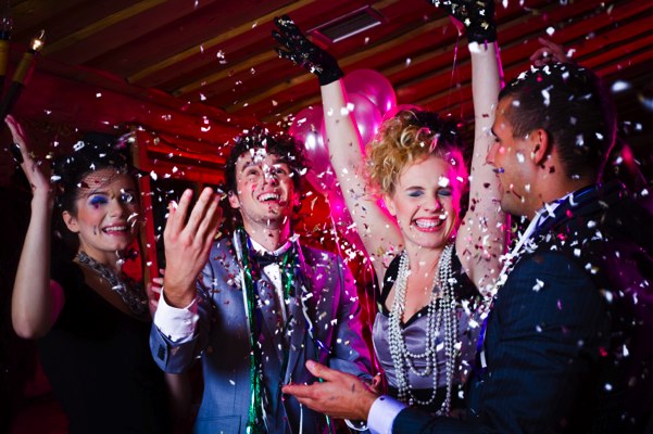 Silvestrovská párty dekorácia na poslednú chvíľu Skvelý nápad