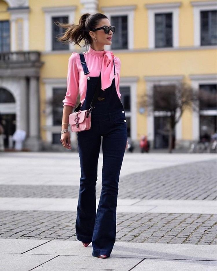 ako skombinovať nápady na denimové nohavice na jar 2021