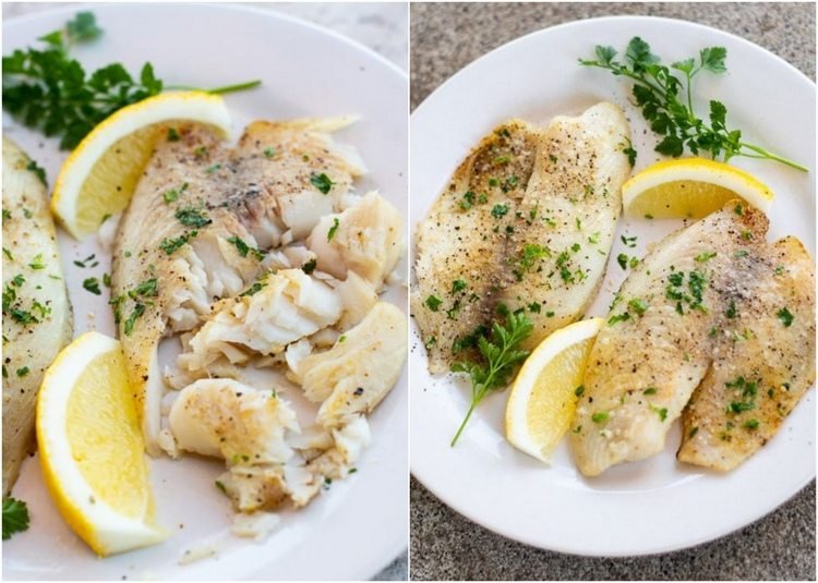 Prírodné rybie filé v teplovzdušnej fritéze