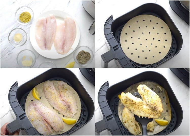 Rybie filé sparíme v teplovzdušnej fritéze